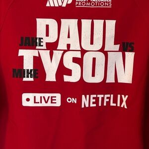 Official Netflix Jake Paul VS. Mike Tyson Jacket.  MEDIUM